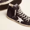 Adidași Francy din piele, cu stea și bandă din piele pe călcâi Adidași Francy din piele, cu stea și bandă din piele pe călcâi