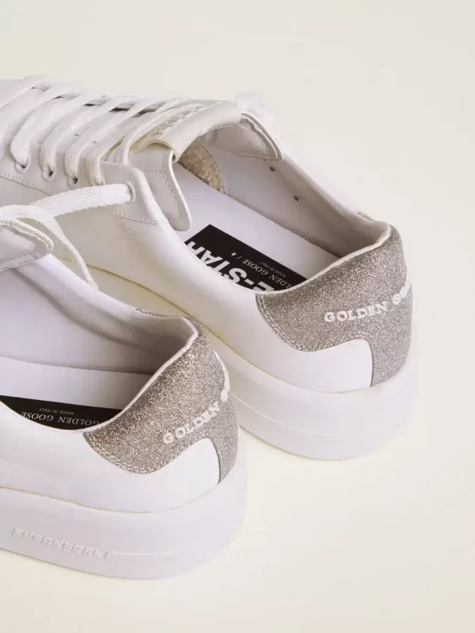 Adidași Purestar pentru femei, cu talpă argintie strălucitoare Adidași Purestar pentru femei, cu talpă argintie strălucitoare