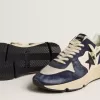 Adidași Running Sole pentru bărbați, din piele nappa neagră și bej, cu stea neagră și bandă la călcâi Adidași Running Sole pentru bărbați, din piele nappa neagră și bej, cu stea neagră și bandă la călcâi
