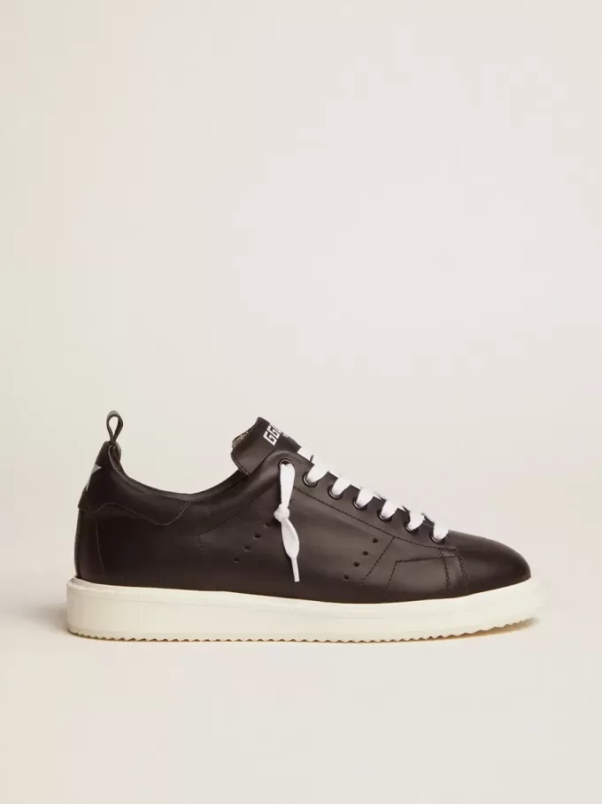 Adidași Starter din piele neagră
