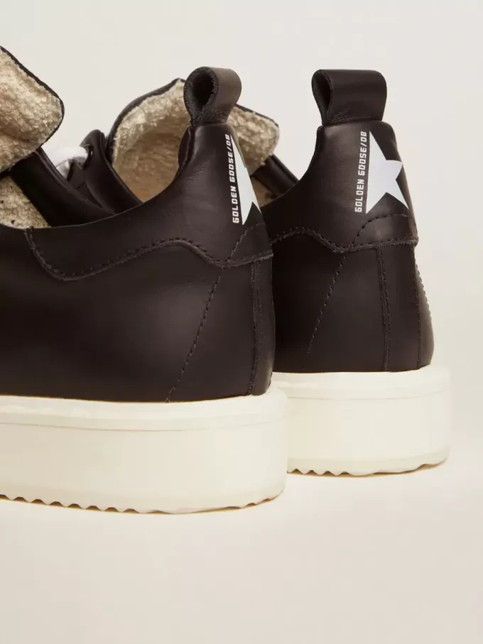 Adidași Starter din piele neagră