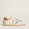 Adidași Super-Star pentru femei, cu stea din piele de căprioară și talpă maro Adidași Super-Star pentru femei, cu stea din piele de căprioară și talpă maro