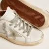 Adidași Super-Star pentru femei, cu stea din piele de căprioară și talpă maro Adidași Super-Star pentru femei, cu stea din piele de căprioară și talpă maro
