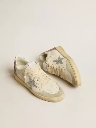 Ball Star cu stea argintie strălucitoare și călcâi roz strălucitor Ball Star cu stea argintie strălucitoare și călcâi roz strălucitor