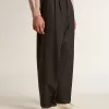 Ball Star cu stea din piele de căprioară gri-gheață și călcâi din piele albastră Ball Star cu stea din piele de căprioară gri-gheață și călcâi din piele albastră