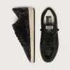 Ball Star din piele de căprioară cu cristale Swarovski negre și stea din piele de căprioară neagră Ball Star din piele de căprioară cu cristale Swarovski negre și stea din piele de căprioară neagră