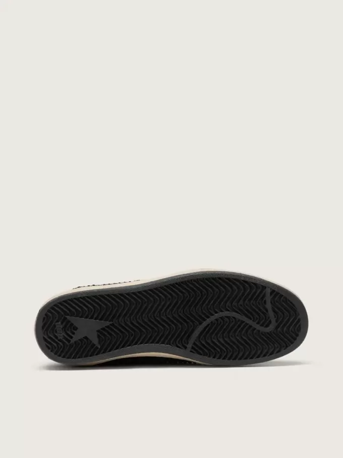 Ball Star din piele de căprioară cu cristale Swarovski negre și stea din piele de căprioară neagră Ball Star din piele de căprioară cu cristale Swarovski negre și stea din piele de căprioară neagră