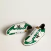 Ball Star LAB pentru bărbați, din piele verde și albă, cu stea argintie Ball Star LAB pentru bărbați, din piele verde și albă, cu stea argintie