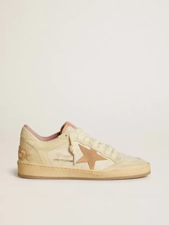 Ball Star LTD din piele și piele întoarsă, cu stea și călcâi din piele întoarsă Ball Star LTD din piele și piele întoarsă, cu stea și călcâi din piele întoarsă