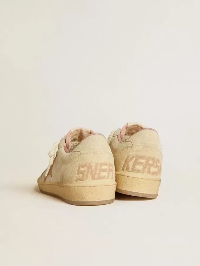 Ball Star LTD din piele și piele întoarsă, cu stea și călcâi din piele întoarsă Ball Star LTD din piele și piele întoarsă, cu stea și călcâi din piele întoarsă