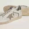 Ball Star LTD din plasă și piele nappa, cu stea din piele gri și călcâi din piele întoarsă verde Ball Star LTD din plasă și piele nappa, cu stea din piele gri și călcâi din piele întoarsă verde