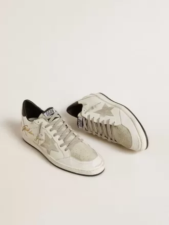 Ball Star LTD pentru bărbați, cu stea din piele de căprioară și călcâi din piele texturată Ball Star LTD pentru bărbați, cu stea din piele de căprioară și călcâi din piele texturată
