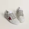 Ball Star LTD pentru bărbați, cu stea roșie și talpă argintie Ball Star LTD pentru bărbați, cu stea roșie și talpă argintie
