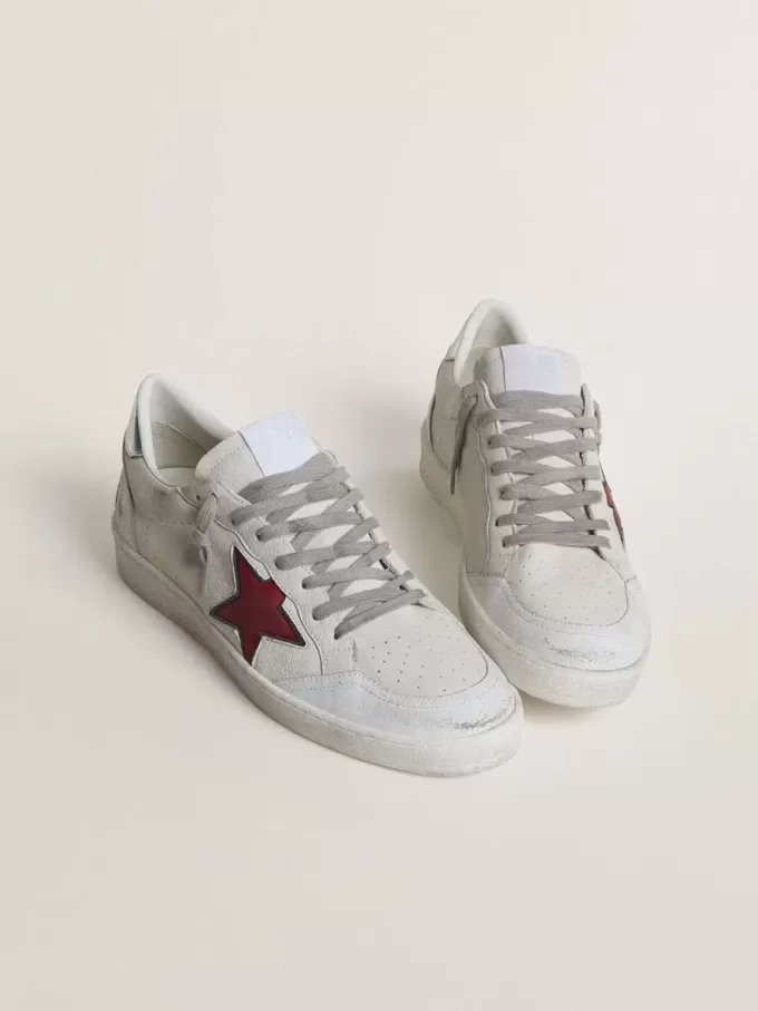 Ball Star LTD pentru bărbați, cu stea roșie și talpă argintie Ball Star LTD pentru bărbați, cu stea roșie și talpă argintie