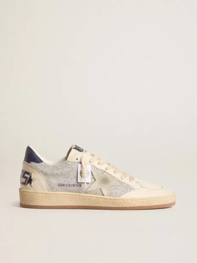 Ball Star LTD pentru femei, cu cristale Swarovski și piele, cu stea laminată aurie
