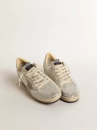 Ball Star LTD pentru femei, cu cristale Swarovski și stea din piele de căprioară gri Ball Star LTD pentru femei, cu cristale Swarovski și stea din piele de căprioară gri
