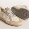 Ball Star LTD pentru femei, cu stea albă și călcâi din piele burgund