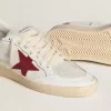 Ball Star LTD pentru femei, cu stea din piele roșie și talpă cu glitter roz Ball Star LTD pentru femei, cu stea din piele roșie și talpă cu glitter roz