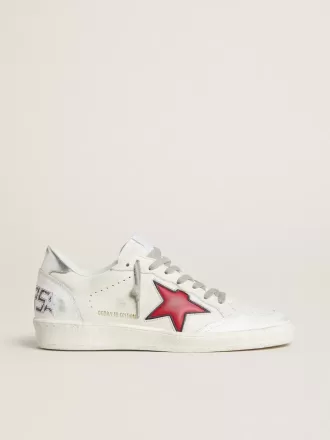 Ball Star LTD pentru femei, cu stea roșie și talpă argintie Ball Star LTD pentru femei, cu stea roșie și talpă argintie