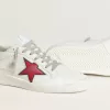 Ball Star LTD pentru femei, cu stea roșie și talpă argintie Ball Star LTD pentru femei, cu stea roșie și talpă argintie