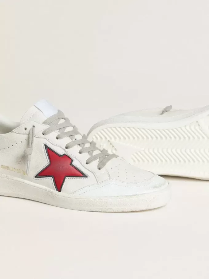 Ball Star LTD pentru femei, cu stea roșie și talpă argintie Ball Star LTD pentru femei, cu stea roșie și talpă argintie