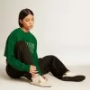 Ball Star LTD pentru femei, din piele nappa și piele întoarsă, cu stea strălucitoare și talpă neagră Ball Star LTD pentru femei, din piele nappa și piele întoarsă, cu stea strălucitoare și talpă neagră