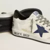 Ball Star pentru bărbați din piele nappa, cu stea din piele și călcâi din piele metalizată Ball Star pentru bărbați din piele nappa, cu stea din piele și călcâi din piele metalizată