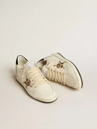 Ball Star pentru femei, cu stea cu imprimeu leopard, împodobită cu cristale Swarovski