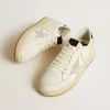 Ball Star pentru femei, cu stea din piele de căprioară gri gheață și călcâi din piele neagră lucioasă Ball Star pentru femei, cu stea din piele de căprioară gri gheață și călcâi din piele neagră lucioasă