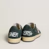 Ball Star pentru femei din piele de căprioară verde cu stea argintie strălucitoare Ball Star pentru femei din piele de căprioară verde cu stea argintie strălucitoare