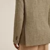 Blazer bărbătesc cu două rânduri de nasturi din lână Shetland Blazer bărbătesc cu două rânduri de nasturi din lână Shetland