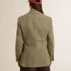 Blazer cu două rânduri de nasturi pentru femei, din lână Shetland Blazer cu două rânduri de nasturi pentru femei, din lână Shetland