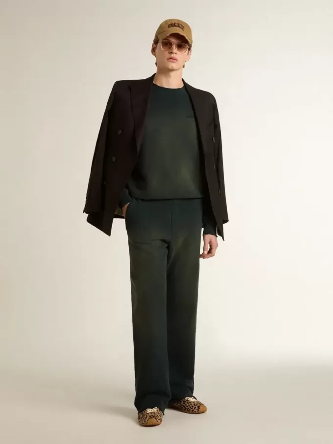 Blazer negru pentru bărbați, cu două rânduri de nasturi Blazer negru pentru bărbați, cu două rânduri de nasturi
