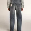 Blugi elastici pentru băieți, din denim albastru