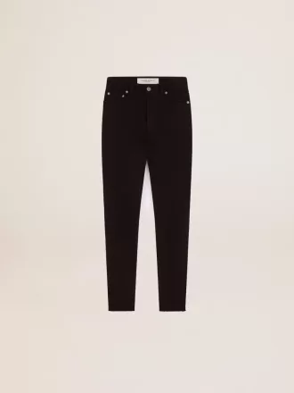 Blugi skinny negri pentru femei