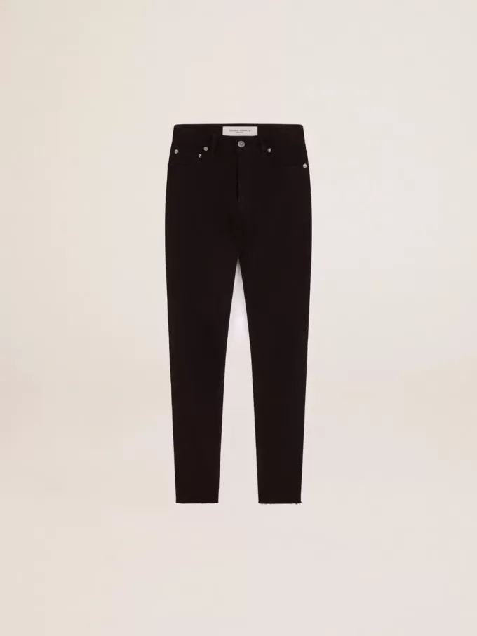 Blugi skinny negri pentru femei Blugi skinny negri pentru femei