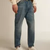 Blugi slim fit pentru bărbați, cu spălare medie Blugi slim fit pentru bărbați, cu spălare medie