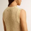 Bluză din tricot cu paiete și detalii contrastante Bluză din tricot cu paiete și detalii contrastante
