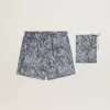 Boxeri pentru bărbați cu imprimeu marin albastru deschis și alb Boxeri pentru bărbați cu imprimeu marin albastru deschis și alb