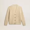 Cardigan din bumbac pentru femei, cu broderie pe partea din față Cardigan din bumbac pentru femei, cu broderie pe partea din față