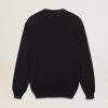 Cardigan Golden Collection din bumbac albastru închis cu finisaj uzat Cardigan Golden Collection din bumbac albastru închis cu finisaj uzat