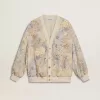 Cardigan pentru femei cu imprimeu floral și broderie Cardigan pentru femei cu imprimeu floral și broderie