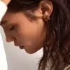 Cercei cu știft pentru femei, în culoarea auriu antic Cercei cu știft pentru femei, în culoarea auriu antic