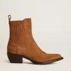 Cizme Debbie din piele de căprioară maro