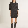 Cizme Wish Star pentru femei din piele neagră cu broderie în formă de stea Cizme Wish Star pentru femei din piele neagră cu broderie în formă de stea