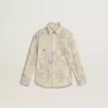 Cămașă din bumbac pentru fete, cu imprimeu floral multicolor Cămașă din bumbac pentru fete, cu imprimeu floral multicolor