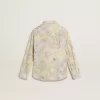 Cămașă din bumbac pentru fete, cu imprimeu floral multicolor Cămașă din bumbac pentru fete, cu imprimeu floral multicolor