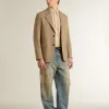 Cămașă oversized din dantelă transparentă de culoare crem Cămașă oversized din dantelă transparentă de culoare crem