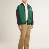 Cămașă oversized pentru bărbați, de culoare albă uzată, cu dungi verticale Cămașă oversized pentru bărbați, de culoare albă uzată, cu dungi verticale