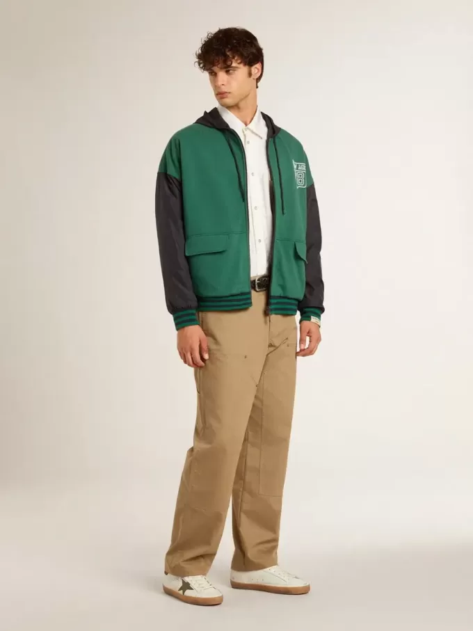 Cămașă oversized pentru bărbați, de culoare albă uzată, cu dungi verticale Cămașă oversized pentru bărbați, de culoare albă uzată, cu dungi verticale